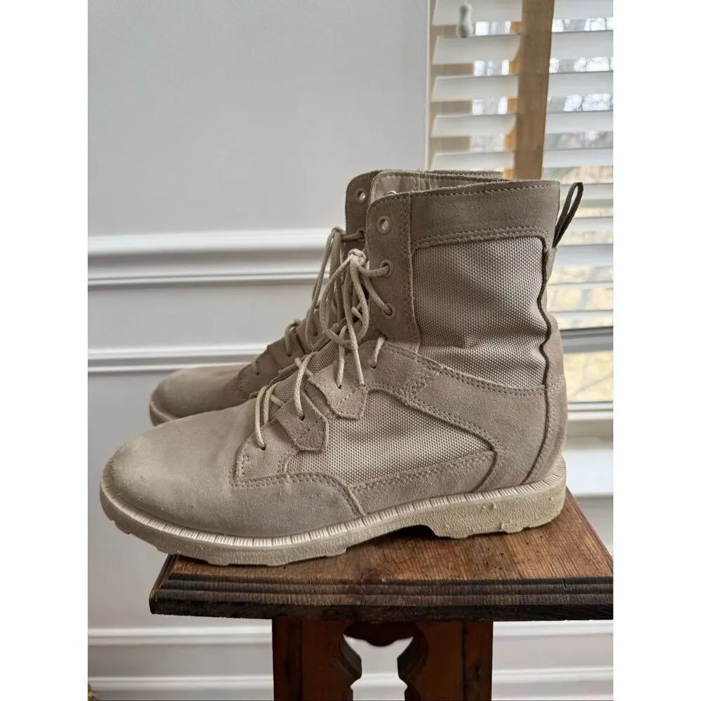 Sorel Caribou OTM WaterProof Boots Womens 10 Ancient Fossil Chalk